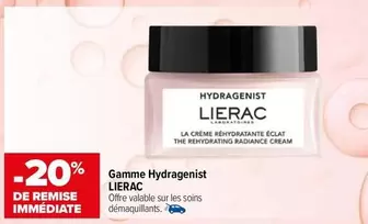 Lierac - Gamme Hydragenist offre sur Carrefour Drive