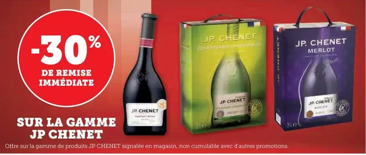 Jp Chenet - Sur La Gamme offre sur U Express