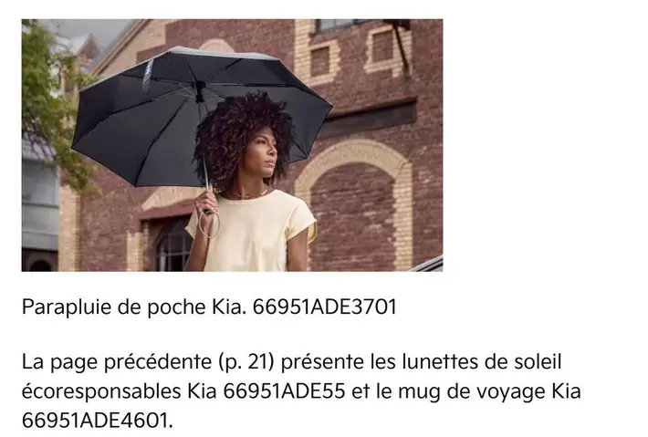 Kia - Parapluie De Poche offre sur KIA