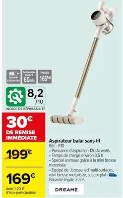 Dreame - Aspirateur Balai Sans Fil