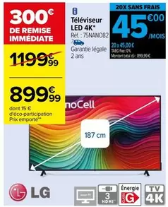 LG - Téléviseur LED 4K