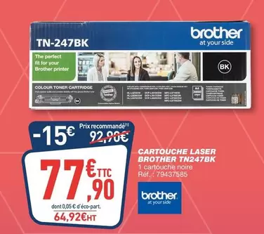 Brother - Cartouche Laser TN247BK offre à 77,9€ sur Bureau Vallée