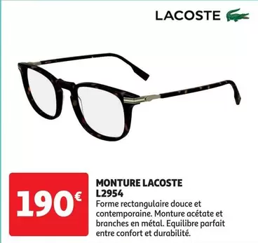 Lacoste - Monture L2954