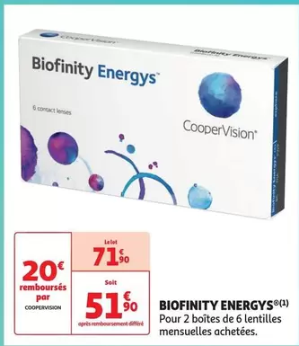 Coopervision - Biofinity Energys