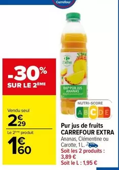 Carrefour - Pur Jus De Fruits