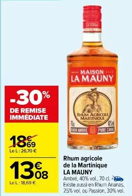 la mauny - rhum agricole de la martinique