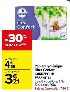 Carrefour - Papier Hygiénique Ultra Confort