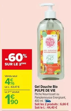 Pamplemousse - Pulpe De Vie - Gel Douche Bio