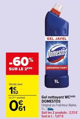 Domestos - Gel Nettoyant Wc