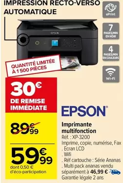 Écran - Epson - Imprimante Multifonction