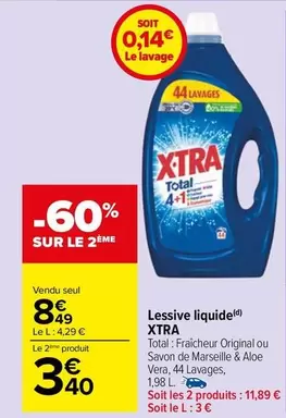 X-tra - Lessive Liquide