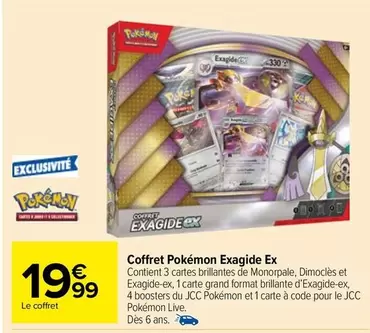 Pokemon - Coffret Pokémon Exaglide Ex