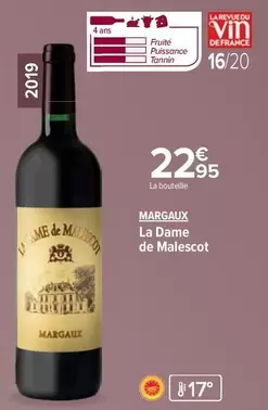 Margaux - La Dame De Malescot