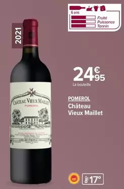 Maille - Pomerol - CHâteau Vieux t