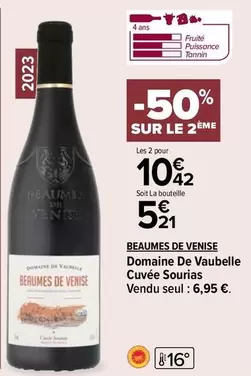 Domaine De Vaubelle Cuvée Sourias