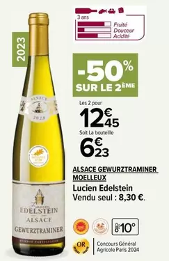 Lucien Edelstein - Alsace Gewurztraminer Moelleux