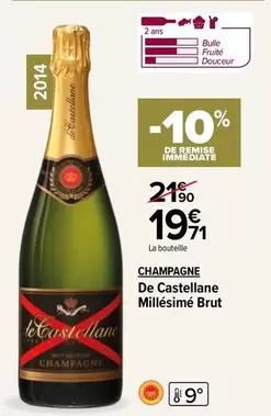 Brut - CHAMPAGNE DE CASTELLANE MILLESIME BRU