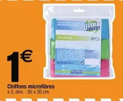 Dim - Chiffons Microfibres offre à 1€ sur Cora