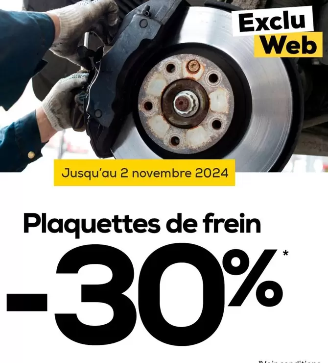 Plaquettes De Frein offre sur Midas