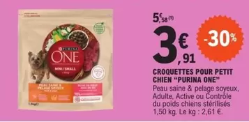 Purina - Croquettes Pour Petit Chien "purina One"