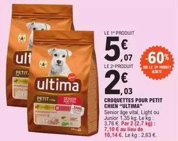 Ultima - Croquettes Pour Petit Chien