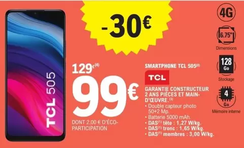 TCL - Smartphone Tcl 505