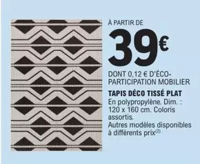 Tapis Déco Tissé Plat