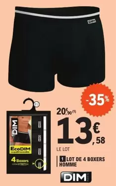 Dim - Lot De 4 Boxers Homme