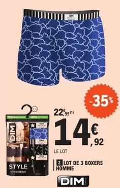 Dim - Lot De 3 Boxers Homme