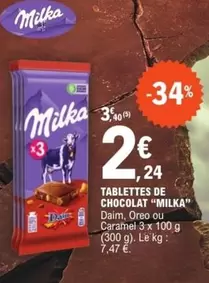 Milka - Tablettes De Chocolat