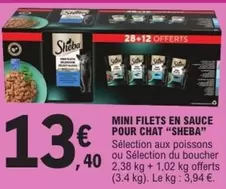 Sheba - Mini Filets En Sauce Pour Chat