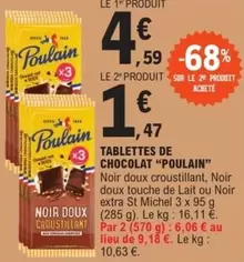 Poulain - Tablettes De Chocolat