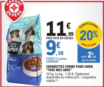 Croquettes Forme Pour Chien "tous Mes Amis"