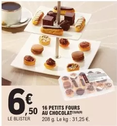 16 Petits Fours Au Chocolat