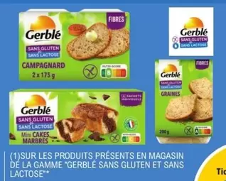 Gerblé : Découverte des Produits Sans Gluten et Sans Lactose en Magasin