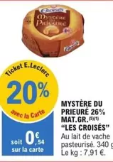 E.Leclerc - Les Croises - Mystère Du Prieuré 26% Mat.gr. - Promotion et Caractéristiques