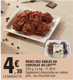 Roses Des Sables Au Chocolat Au Lait