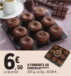 9 Fondants Au Chocolat