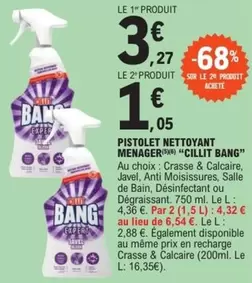 Javel - Cillit Bang - Pistolet Nettoyant Menager