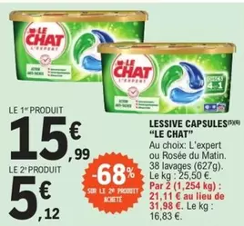 La queue du chat - Lessive Capsules