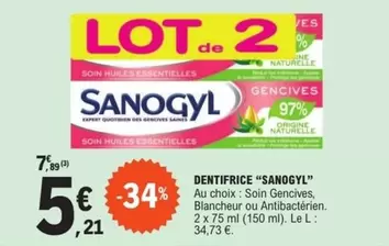 Sanogyl - Dentifrice