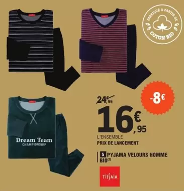 Pyjama Velours Homme