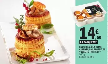 Bouchées à la Reine au Porto - Promo spéciale 'quaute Traiteur' avec une recette raffinée