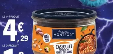 Maison Montfort - Montfort - Cassoulet Confitte