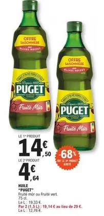 Puget - Huile