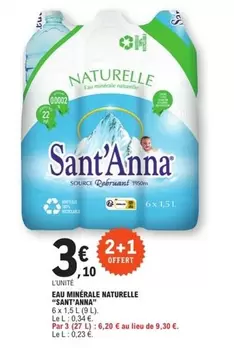 Na! - Sant'anna - Eau Minerale Naturelle