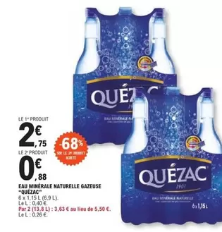 Na! - Quézac - Eau Minerale Naturelle Gazeuse