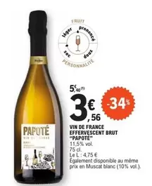 Papotè - Papote - Vin De France Effervescent Brut