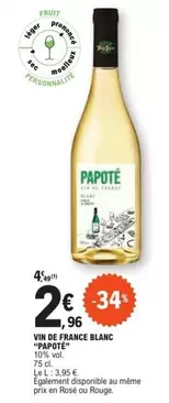 Papotè - Papote - Vin De France Blanc