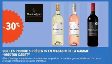 Mouton Cadet : Découvrez Les Produits En Magasin De La Gamme Avec Promotions Et Caractéristiques